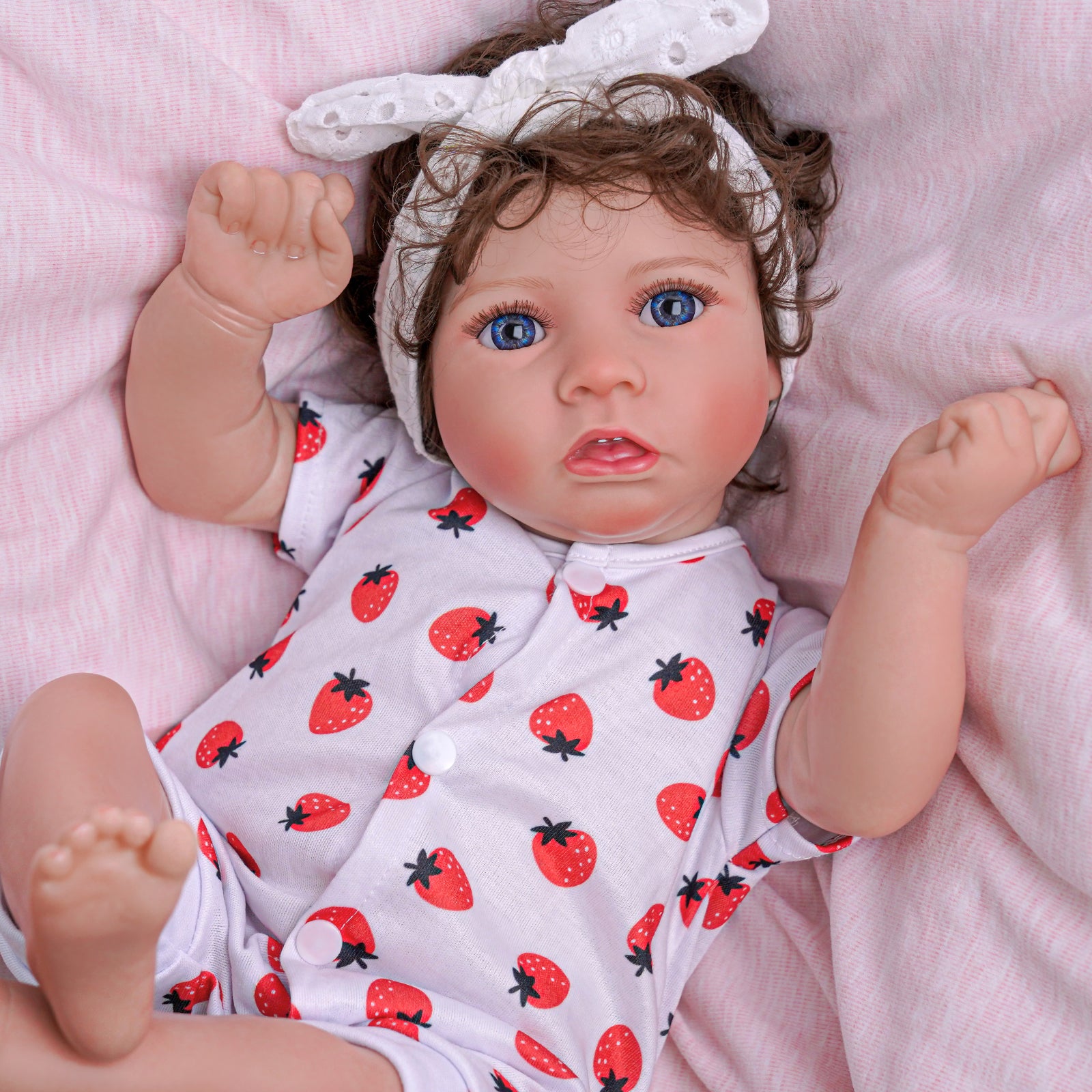 Babeside Saria 20" Reborn Baby Doll Girl Lovely Strawberry Sweetheart