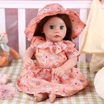 Babeside Daisy 18'' Open and Close Eyes Reborn Baby Doll Girl The Vacay Princess