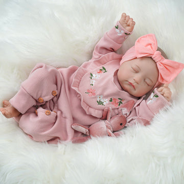 Babeside Connie 20'' Realistic Reborn Baby Doll Girl with Heartbeat Coos and Breath