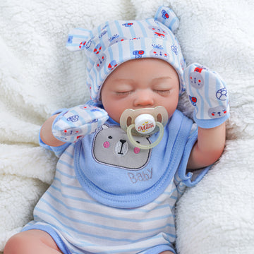 Babeside 17'' Realistic Reborn Baby Doll Adorable Newborn Sleeping Boy Annie