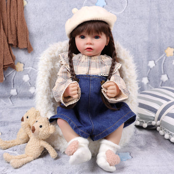 Babeside Daisy 22'' Adorable Reborn Baby Doll Blue Eyes Princess