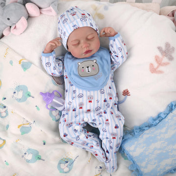 Babeside Lucy Lifelike Reborn Baby Dolls - 20'' Soft Body Realistic-Infant Boy