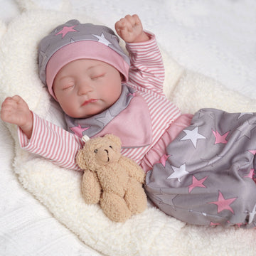 Babeside Connie 20'' Realistic Reborn Baby Doll Girl that Look Real with Heartbeat Coos and Breath