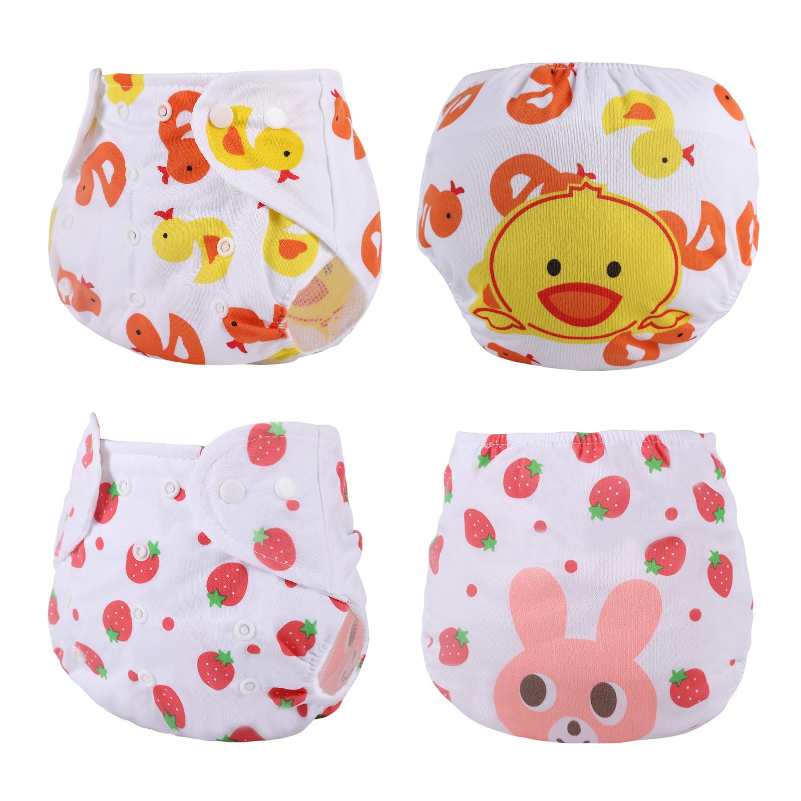 17"-22" Reborn Baby Washable Reusable 2 Pcs Diapers Panties