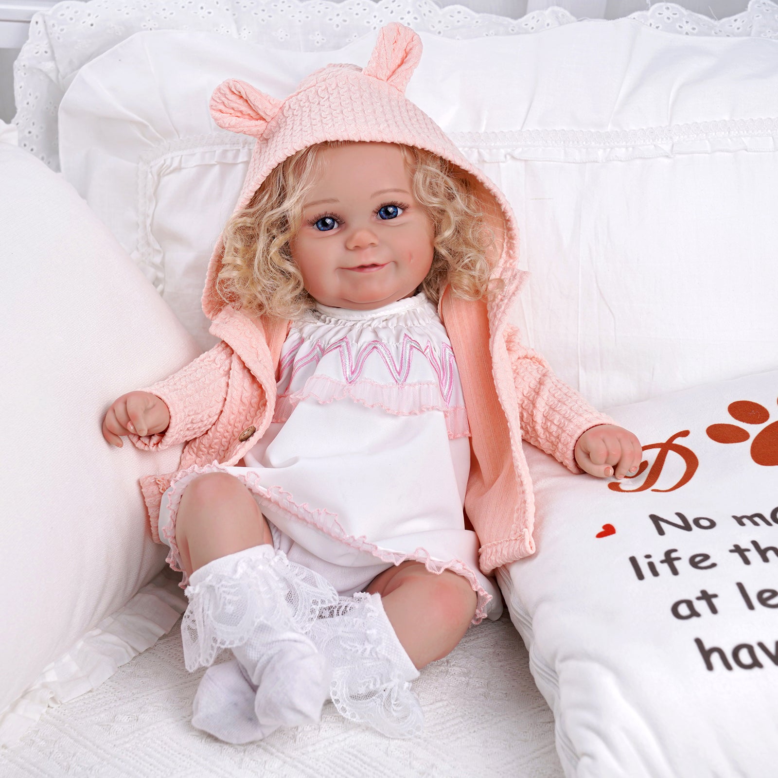 Babeside Maddy 20'' Realistic Reborn Baby Doll Lifelike Girl Awake Lovely Sweet And Soft