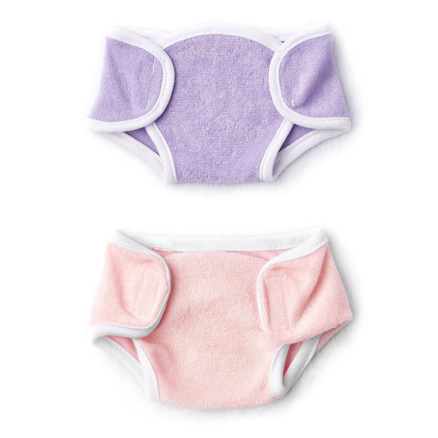 Babeside 17"-22" 2-Pack Diaper  Baby Clothes Cover Set Accessories