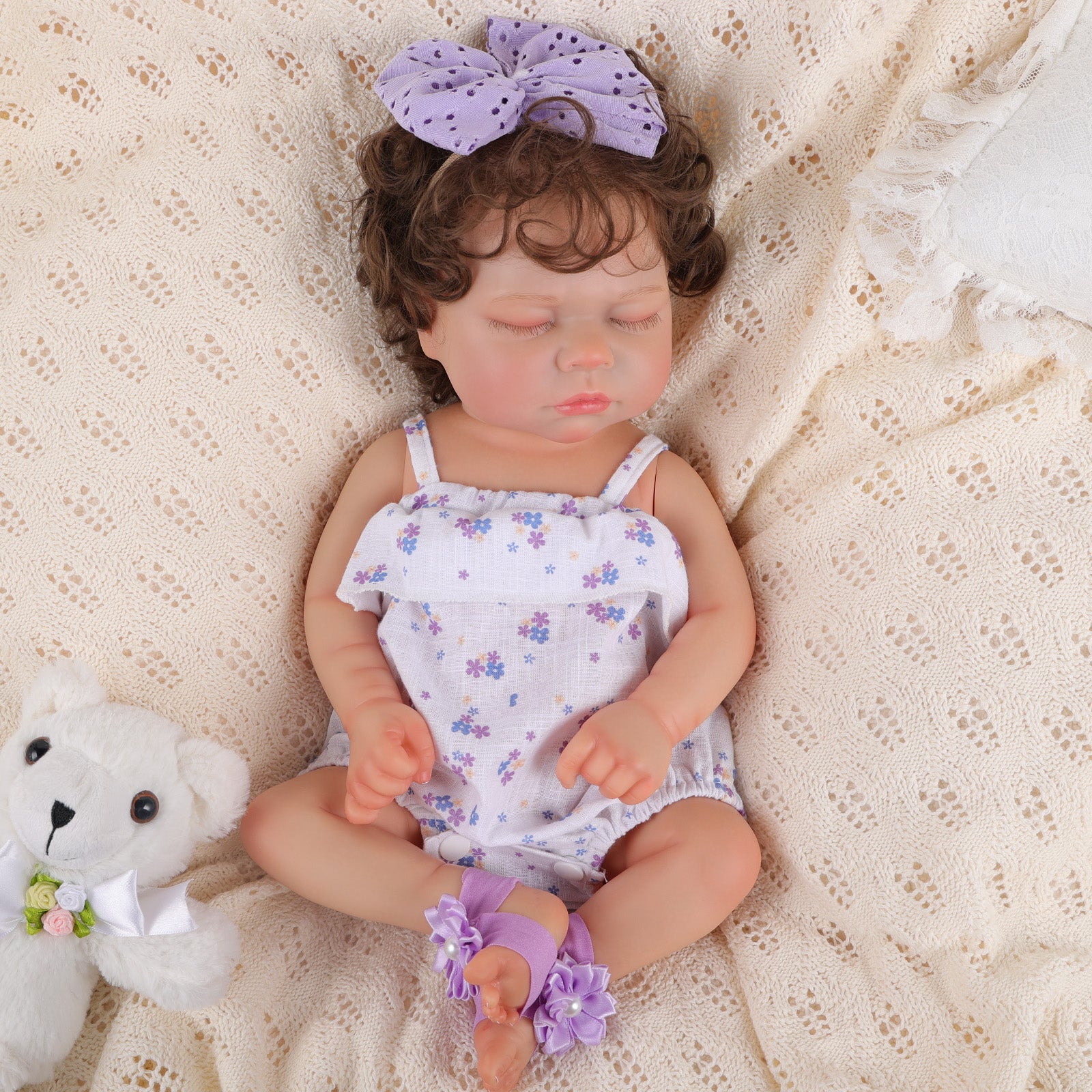 Babeside 20'' Lifelike Reborn Baby Adorable Girl Dolls Thea