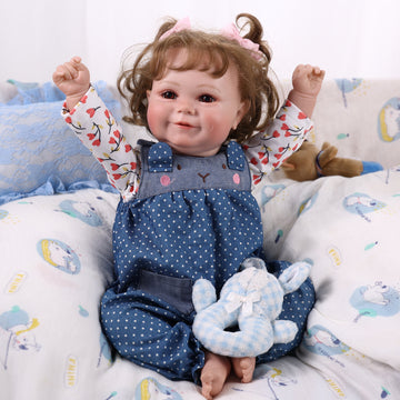 Babeside Maddy 20'' Realistic Reborn Baby Doll Blue Spots Girl