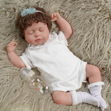 Babeside Lucy Lifelike Reborn Baby Dolls - 20 inch Baby Girl