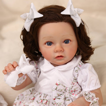 Babeside Daisy 20'' Cutest Realistic Reborn Baby Doll Girl with Heartbeat Coos and Breath