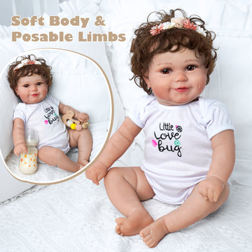 Babeside Maddy 20 Inch Lifelike Reborn Baby Dolls Girl Love