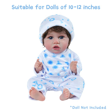 [Suitable for 12'' Dolls] Babeside Reborn Baby Essentials-8pcs Set