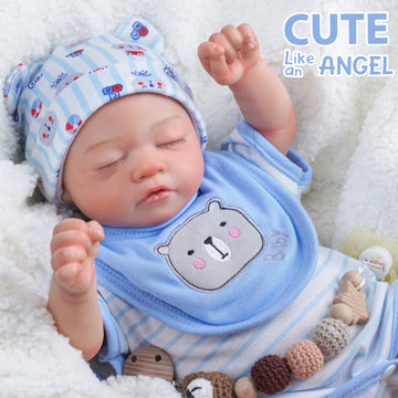 Babeside 17'' Realistic Reborn Baby Doll Adorable Newborn Sleeping Boy Annie