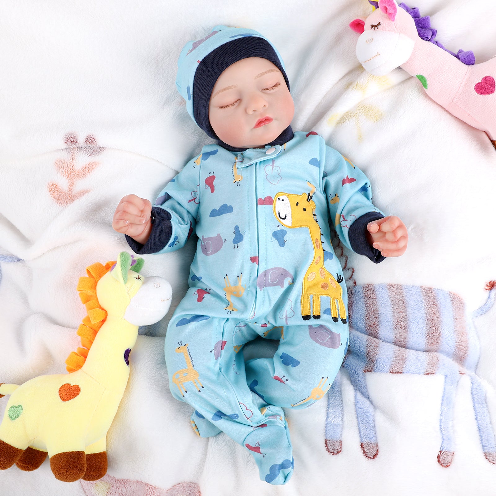 Babeside 20" Realistic Infant Baby Doll Sleeping Boy Star