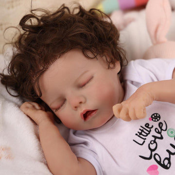 Babeside 17'' Reborns Boy Twinnie - Real Life Poseable Newborn Baby Dolls