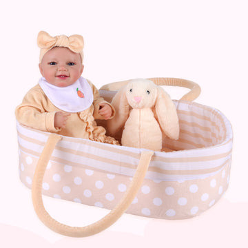 [Suitable for 17-22'' Dolls] Babeside Reborn Baby Essentials-8pcs Set Yellow