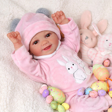 Babeside Sunny 17'' Reborn Baby Doll Girl Soft And Lovely Easter