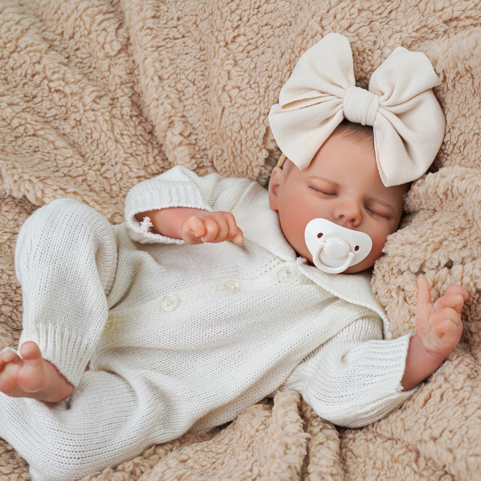 Babeside Realistic 17" Newborn Truly Reborn Baby Doll Girl Twinnie