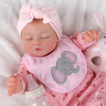 Babeside 17'' Reborn Baby Doll Girl Suzy - Vinyl Body