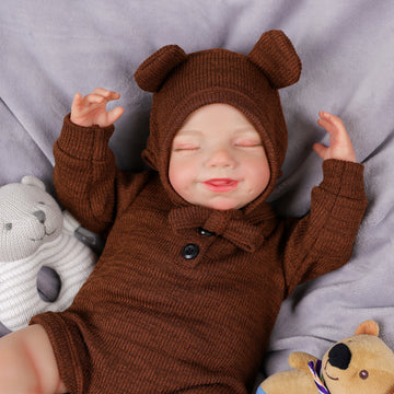 Babeside Olivia 20'' Realistic Reborn Baby Doll Sleeping Adorable Bear