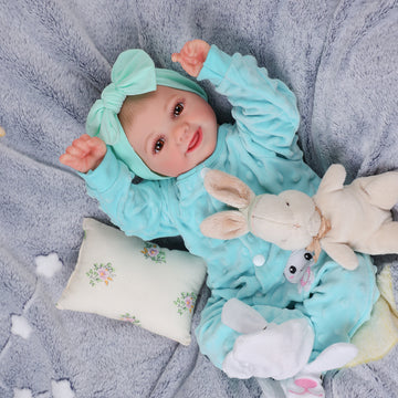 Babeside Sunny 17'' Reborn Baby Doll Girl Soft And Lovely Mint Sweetheart