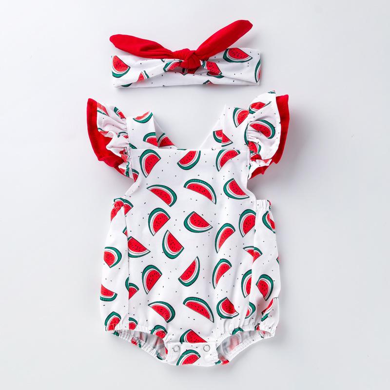 Babeside 20"- 22" Baby Girl Doll Watermelon Clothing Suit