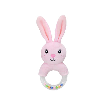 Ring Bell of Rabbit Lovely Animal World Fancy Toy Reborn Baby Plush Rattle