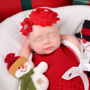 Babeside 12'' Christmas Full Silicone Reborn Baby Doll Lovely Girl Leo