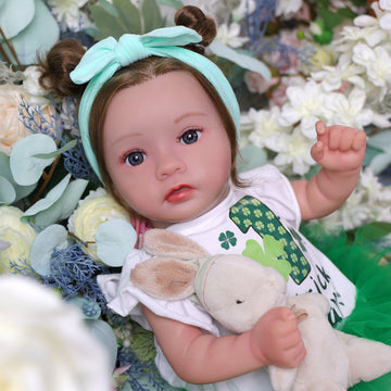 Babeside Daisy 20'' Awake Reborn Baby Doll Girl The Idyllic Princess Babies Looks Real St. Patrick's Day(Pre-Order, Ship Date: March 15）