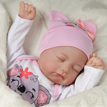 Babeside Connie 20'' Realistic Reborn Love Pants Girl Doll with Heartbeat Coos and Breath