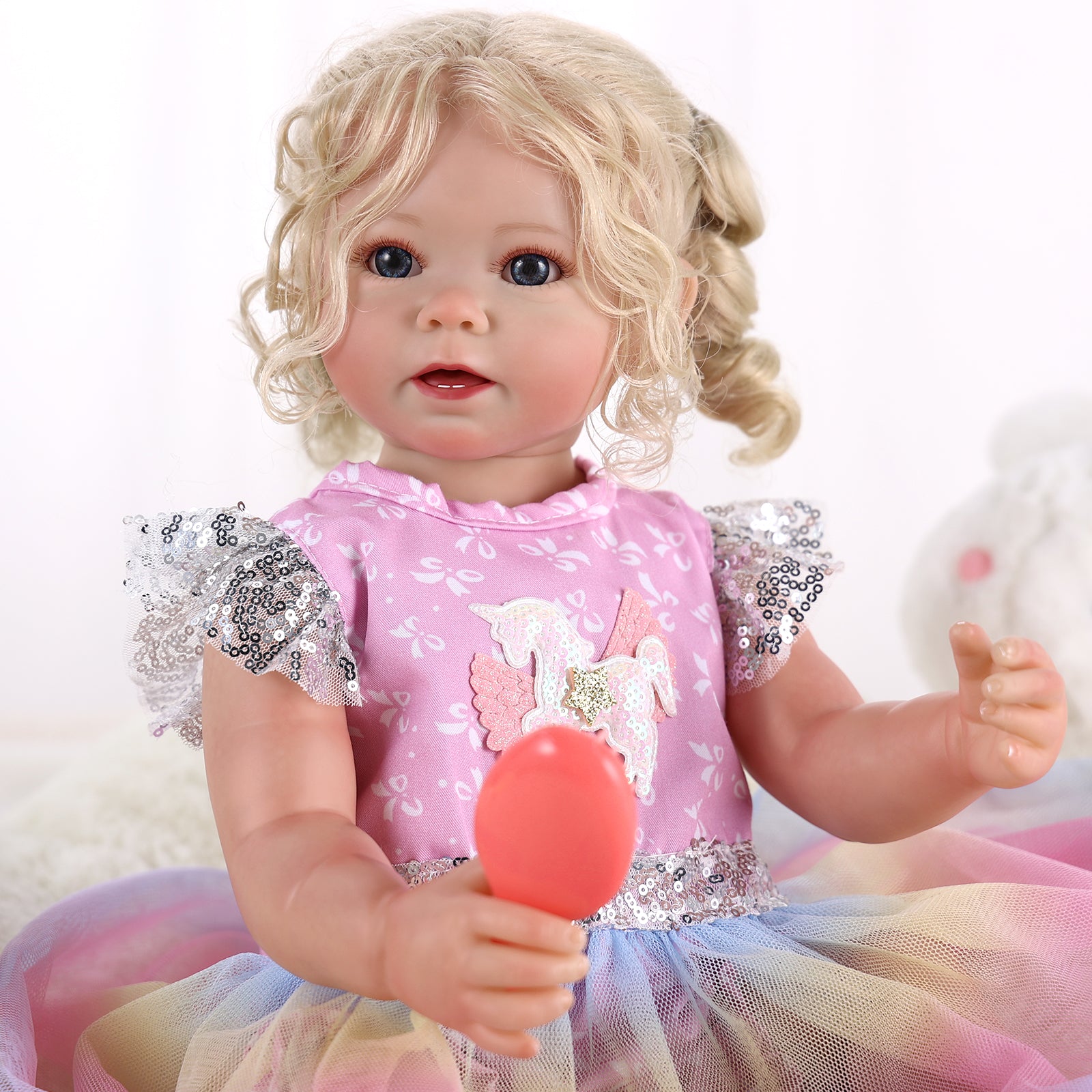 Babeside Stella 20'' Princess Baby Rainbow Girl