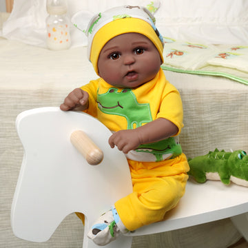 Babeside 20'' African American Reborn Baby Boy Kimi Doll