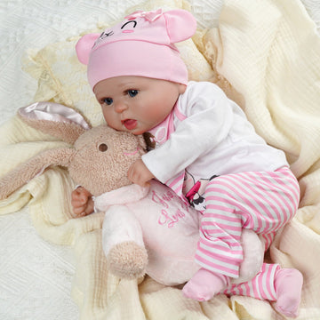 Babeside Bailyn 20'' Cutest Realistic Reborn Baby Doll Girl That Look Real with Heartbeat Coos and Breath