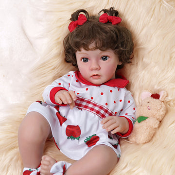 Babeside Daisy 20'' Adorable Realistic Reborn Baby Doll Girl with Heartbeat Coos and Breath