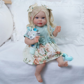 Babeside Stella 20'' Toddler Baby Girls Doll that Look Real Named with Heartbeat Coos and Breath