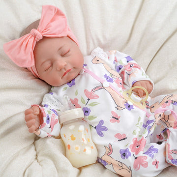 Babeside Connie 20'' Reborn Baby Doll Infant Sleeping Girl with Heartbeat Coos and Breath