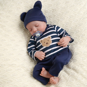 Babeside Noah 20" Realistic Reborn Baby Doll Infant Chubby Cheek Face Boy with Washable Body for Pleased Bathing