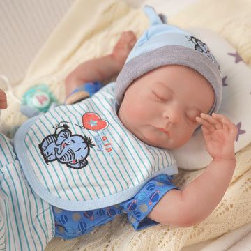 Babeside Noah 20" Realistic Reborn Infant Chubby Cheek Face Baby Doll with Washable Body for Pleased Bathing